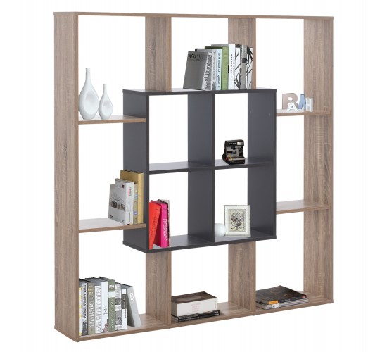 ΒΙΒΛΙΟΘΗΚΗ BRODY HM8771.02 136X22X136 ΓΚΡΙ