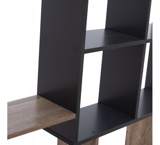 ΒΙΒΛΙΟΘΗΚΗ BRODY HM8771.02 136X22X136 ΓΚΡΙ