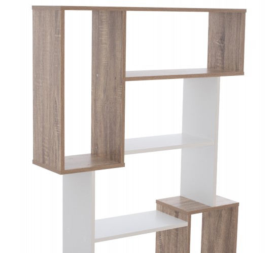 ΒΙΒΛΙΟΘΗΚΗ SHAY HM8768.01 85X22X140 ΛΕΥΚΟ