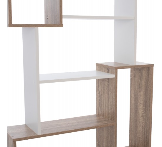 ΒΙΒΛΙΟΘΗΚΗ SHAY HM8768.01 85X22X140 ΛΕΥΚΟ