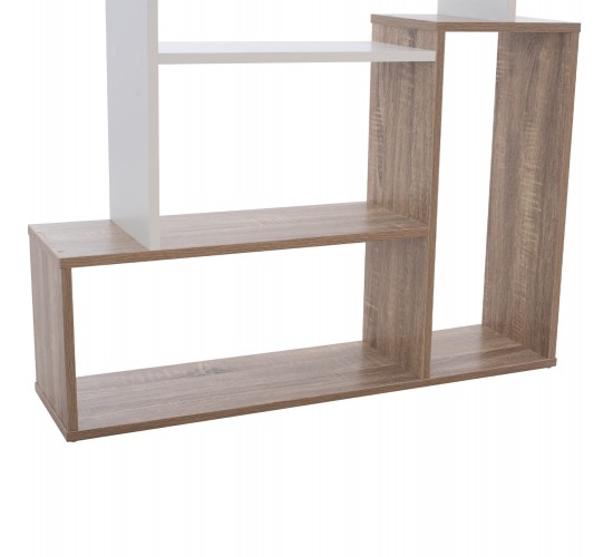 ΒΙΒΛΙΟΘΗΚΗ SHAY HM8768.01 85X22X140 ΛΕΥΚΟ