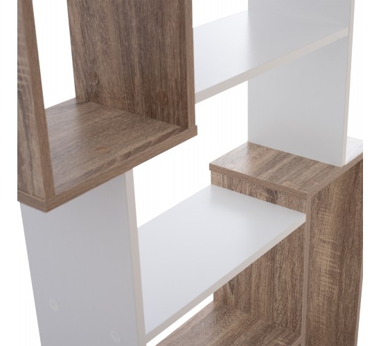 ΒΙΒΛΙΟΘΗΚΗ SHAY HM8768.01 85X22X140 ΛΕΥΚΟ