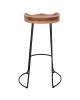 ΣΚΑΜΠΟ BAR ELEANOR HM8363.11 ΜΑΣΙΦ ΞΥΛΟ ΑΚΑΚΙΑΣ-ΜΕΤΑΛΛΟ 50x43x78Υεκ.