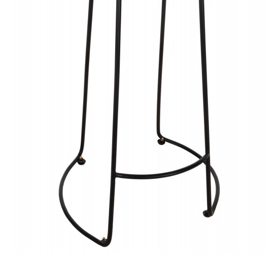 ΣΚΑΜΠΟ BAR ELEANOR HM8363.11 ΜΑΣΙΦ ΞΥΛΟ ΑΚΑΚΙΑΣ-ΜΕΤΑΛΛΟ 50x43x78Υεκ.