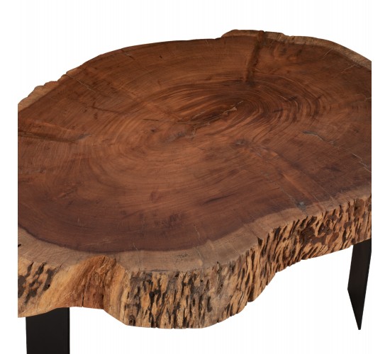ΤΡΑΠΕΖΙ ΣΑΛΟΝΙΟΥ BRIGGS ΜΕ ΞΥΛΟ ΑΚΑΚΙΑΣ HM8776.11 80-87x50-83x40Yεκ.