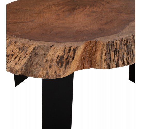 ΤΡΑΠΕΖΙ ΣΑΛΟΝΙΟΥ BRIGGS ΜΕ ΞΥΛΟ ΑΚΑΚΙΑΣ HM8776.11 80-87x50-83x40Yεκ.