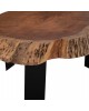 ΤΡΑΠΕΖΙ ΣΑΛΟΝΙΟΥ BRIGGS ΜΕ ΞΥΛΟ ΑΚΑΚΙΑΣ HM8776.11 80-87x50-83x40Yεκ.