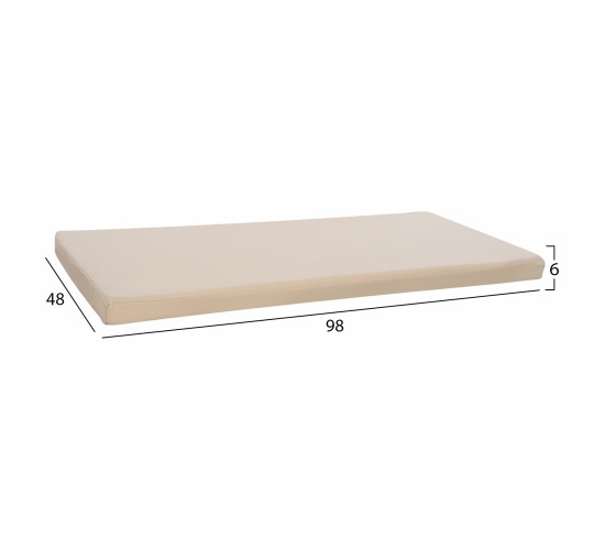 ΜΑΞΙΛΑΡΙ ΓΙΑ ΠΑΓΚΑΚΙ POLYESTER CHIOS ΜΠΕΖ HM11241.01P 98Χ48Χ6εκ.