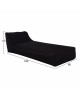 ΠΟΥΦ TANEA HM5807.04 ΜΑΥΡΟ ΜΕ UV PROTECTION 190x80x60Υ εκ.