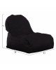 ΠΟΥΦ CLOUD ΑΔΙΑΒΡΟΧΗ ΠΟΛΥΘΡΟΝΑ HM5112.04 ΜΑΥΡΗ ΜΕ UV PROTECTION 81x78x73Y εκ.