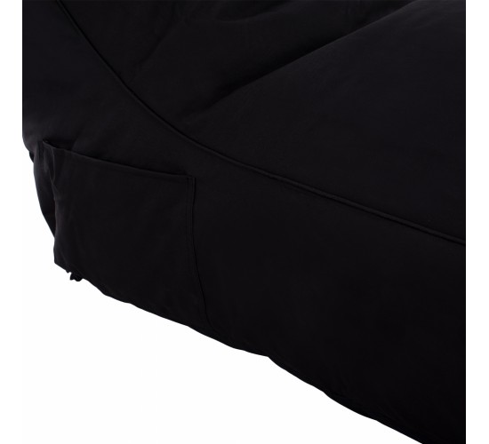 ΠΟΥΦ BLOOM ΑΔΙΑΒΡΟΧΟ HM5111.14 ΜΑΥΡΟ ΜΕ UV PROTECTION  106x70x61Υ εκ.