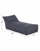 ΠΟΥΦ ALOK HM5806.02 ΓΚΡΙ ΜΕ UV PROTECTION  140x70x60Υ εκ.