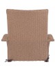 ΠΟΛΥΘΡΟΝΑ ΜΕΤΑΛΛΙΚΗ ANISHA HM5685.02 ΜΕ ΜΑΞΙΛΑΡΙ WICKER ΚΑΦΕ-ΜΟΚΑ ΣΤΟΙΒ/ΜΕΝΗ 56x60x94 εκ.