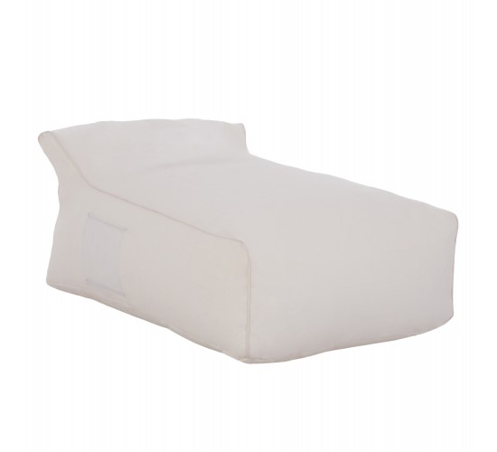 ΠΟΥΦ ZAFER HM5772.11 ΜΕ TEXTILENE 600gr/m2 2X1 ΛΕΥΚΟ 88x128x60Υεκ