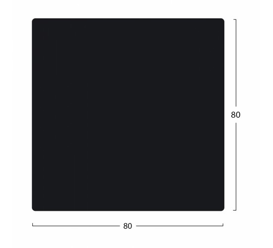 ΕΠΙΦΑΝΕΙΑ ΤΡΑΠΕΖΙΟΥ HPL HM5839.01 ΜΑΥΡΗ 80x80 εκ. ΠΑΧΟΥΣ 12mm.