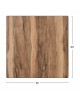 ΕΠΙΦΑΝΕΙΑ ΤΡΑΠΕΖΙΟΥ HPL HM5837.10 INDIAN SHESHAM 60x60 εκ. ΠΑΧΟΥΣ 12mm.