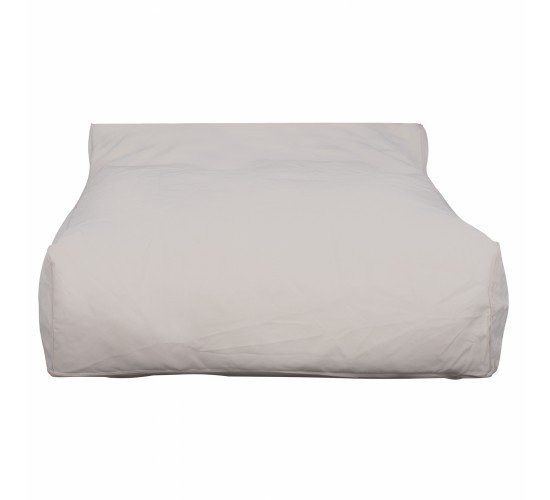 ΠΟΥΦ YAMIN 2ΑΤΟΜΩΝ ΜΕ TEXTILENE 600gr/m2 2X1 ΛΕΥΚΟ HM5773.11 140x140x40-60Υεκ.