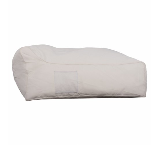 ΠΟΥΦ YAMIN 2ΑΤΟΜΩΝ ΜΕ TEXTILENE 600gr/m2 2X1 ΛΕΥΚΟ HM5773.11 140x140x40-60Υεκ.