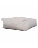 ΠΟΥΦ YAMIN 2ΑΤΟΜΩΝ ΜΕ TEXTILENE 600gr/m2 2X1 ΛΕΥΚΟ HM5773.11 140x140x40-60Υεκ.