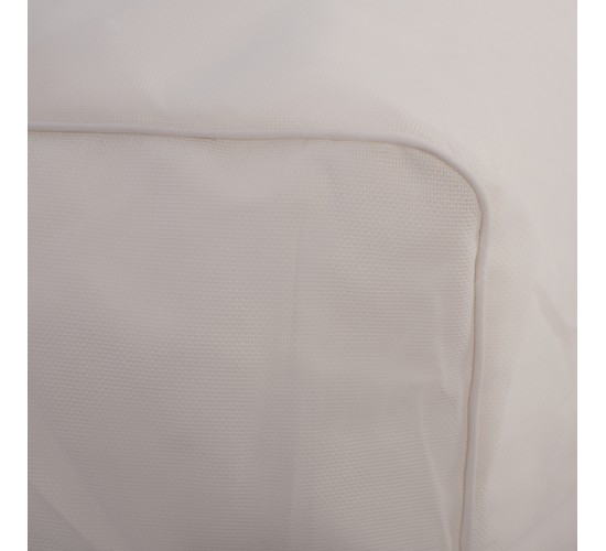ΠΟΥΦ YAMIN 2ΑΤΟΜΩΝ ΜΕ TEXTILENE 600gr/m2 2X1 ΛΕΥΚΟ HM5773.11 140x140x40-60Υεκ.