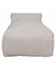 ΠΟΥΦ ΞΑΠΛΩΣΤΡΑ WADELIN HM5774.11 ΜΕ TEXTILINE ΛΕΥΚΟ 190x80x40-60Υ εκ.
