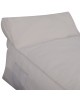 ΠΟΥΦ ΞΑΠΛΩΣΤΡΑ WADELIN HM5774.11 ΜΕ TEXTILINE ΛΕΥΚΟ 190x80x40-60Υ εκ.