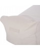 ΠΟΥΦ ΞΑΠΛΩΣΤΡΑ WADELIN HM5774.11 ΜΕ TEXTILINE ΛΕΥΚΟ 190x80x40-60Υ εκ.