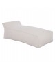 ΠΟΥΦ ΞΑΠΛΩΣΤΡΑ WADELIN HM5774.11 ΜΕ TEXTILINE ΛΕΥΚΟ 190x80x40-60Υ εκ.