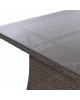 ΤΡΑΠΕΖΙ ΜΕΤΑΛΛΙΚΟ MINSK RATTAN ΓΚΡΙ HM5507.01 150x90x75Υ εκ.
