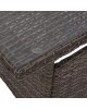 ΤΡΑΠΕΖΙ ΜΕΤΑΛΛΙΚΟ MILITARY RATTAN ΓΚΡΙ HM5141.31 120x70x75Υ εκ.