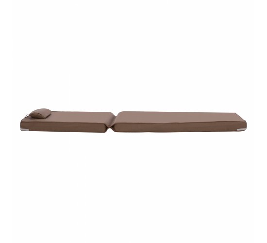 ΜΑΞΙΛΑΡΙ ΞΑΠΛΩΣΤΡΑΣ TEXTILENE 600gr/m2 2X1 SIFNOS ΜΟΚΑ HM11237.04T 194x70x11εκ.