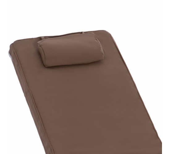 ΜΑΞΙΛΑΡΙ ΞΑΠΛΩΣΤΡΑΣ TEXTILENE 600gr/m2 2X1 SIFNOS ΜΟΚΑ HM11237.04T 194x70x11εκ.