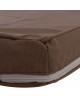 ΜΑΞΙΛΑΡΙ ΞΑΠΛΩΣΤΡΑΣ TEXTILENE 600gr/m2 2X1 SIFNOS ΜΟΚΑ HM11237.04T 194x70x11εκ.
