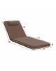 ΜΑΞΙΛΑΡΙ ΞΑΠΛΩΣΤΡΑΣ TEXTILENE 600gr SIFNOS ΜΟΚΑ HM11236.04T 196(117 1 78)x58x9εκ.