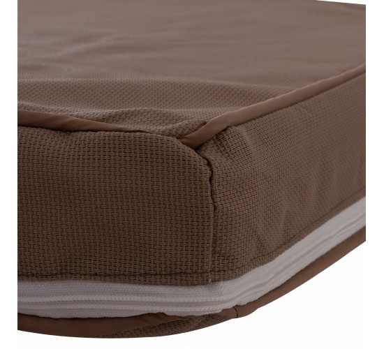 ΜΑΞΙΛΑΡΙ ΞΑΠΛΩΣΤΡΑΣ TEXTILENE 600gr SIFNOS ΜΟΚΑ HM11236.04T 196(117 1 78)x58x9εκ.