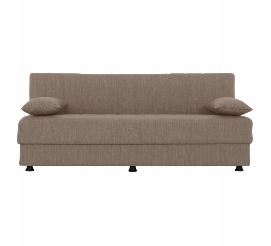 ΚΑΝΑΠΕΣ ΚΡΕΒΑΤΙ ANDRI ΤΡΙΘΕΣΙΟΣ ΜΠΕΖ HM3239.04 180x83x74Υ εκ. 3θέσιος