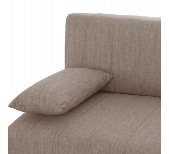 ΚΑΝΑΠΕΣ ΚΡΕΒΑΤΙ ANDRI ΤΡΙΘΕΣΙΟΣ ΜΠΕΖ HM3239.04 180x83x74Υ εκ. 3θέσιος