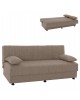 ΚΑΝΑΠΕΣ ΚΡΕΒΑΤΙ ANDRI ΤΡΙΘΕΣΙΟΣ ΜΠΕΖ HM3239.04 180x83x74Υ εκ. 3θέσιος