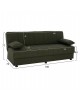 ΚΑΝΑΠΕΣ ΚΡΕΒΑΤΙ ANDRI ΤΡΙΘΕΣΙΟΣ DARK OLIVE HM3239.05 180x72x77 εκ. 3θέσιος