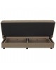 ΚΑΝΑΠΕΣ ΚΡΕΒΑΤΙ ANDRI ΤΡΙΘΕΣΙΟΣ ΚΑΦΕ HM3239.02 180x72x77Υ εκ. 3θέσιος