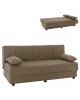 ΚΑΝΑΠΕΣ ΚΡΕΒΑΤΙ ANDRI ΤΡΙΘΕΣΙΟΣ ΚΑΦΕ HM3239.02 180x72x77Υ εκ. 3θέσιος