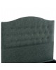 ΚΡΕΒΑΤΙ MALENA ΑΠΟ ΠΡΑΣΙΝΟ ΥΦΑΣΜΑ τύπου NUBUCK, HM647.27 ΓΙΑ ΣΤΡΩΜΑ 120x200 εκ. Ημίδιπλο