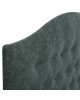ΚΡΕΒΑΤΙ MALENA ΑΠΟ ΠΡΑΣΙΝΟ ΥΦΑΣΜΑ τύπου NUBUCK, HM647.27 ΓΙΑ ΣΤΡΩΜΑ 120x200 εκ. Ημίδιπλο