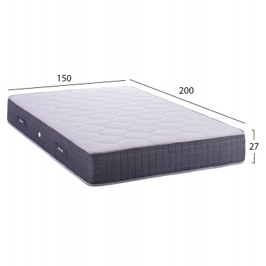 ΣΤΡΩΜΑ DREAMTOPIA CLOUD9 HM656.150 BONNELL SPRING 150x200x27Y εκ. Διπλό