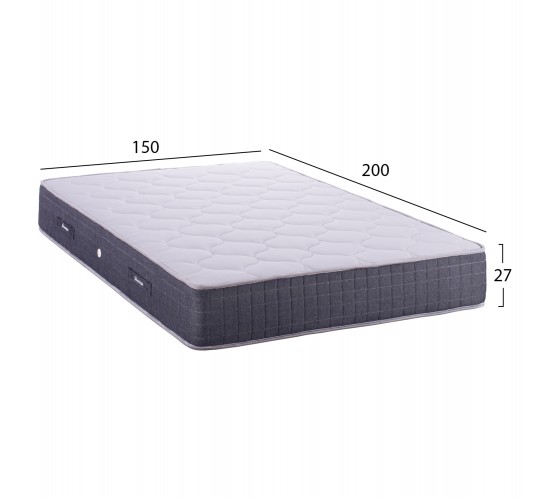 ΣΤΡΩΜΑ DREAMTOPIA CLOUD9 HM656.150 BONNELL SPRING 150x200x27Y εκ. Διπλό