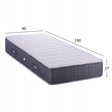 ΣΤΡΩΜΑ DREAMTOPIA CLOUD9 HM656.90 BONNELL SPRING 90x190x27Y εκ. Μονό