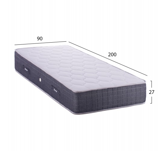 ΣΤΡΩΜΑ DREAMTOPIA CLOUD9 HM656.90-200 BONNELL SPRING 90x200 εκ. Μονό