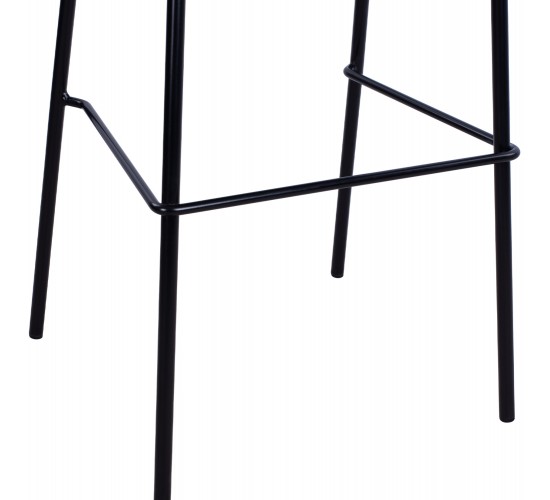 ΣΚΑΜΠΟ VINCENT HM9298.10 ΜΕΣΑΙΟΥ ΥΨΟΥΣ ΓΚΡΙ  ΜΕ ΜΕΤΑΛΛΙΚΑ ΠΟΔΙΑ 47x51x96 εκ.