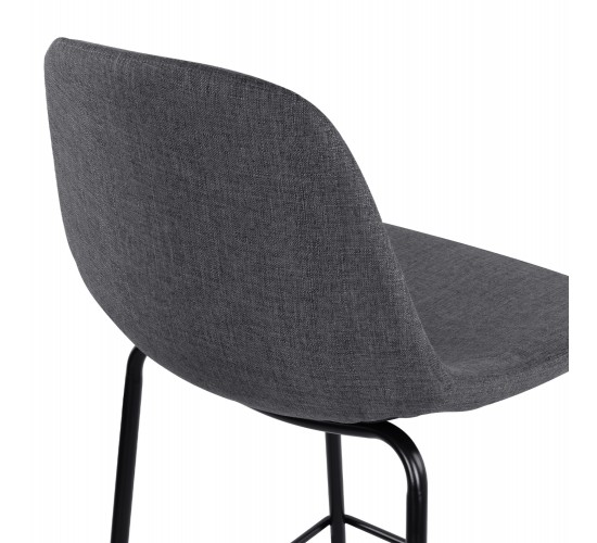 ΣΚΑΜΠΟ VINCENT HM9298.10 ΜΕΣΑΙΟΥ ΥΨΟΥΣ ΓΚΡΙ  ΜΕ ΜΕΤΑΛΛΙΚΑ ΠΟΔΙΑ 47x51x96 εκ.