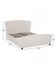 ΚΡΕΒΑΤΙ ODELIA ΜΕ PU HM550.11 150x200 εκ. Διπλό
